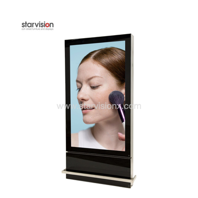 65 75Inch Floor Mount Aluminum LCD Digital Signage And Displays Indoor For Metro Station